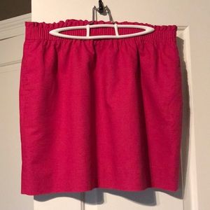 Hot Pink J.Crew Sidewalk skirt